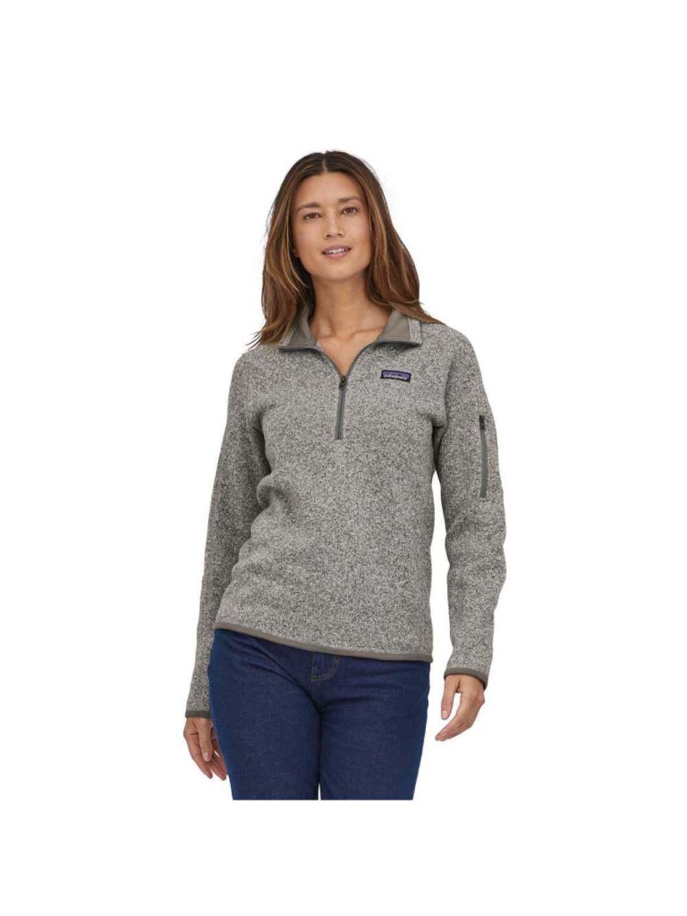 Patagonia Women's Gray Better Sweater Quarter Zip Pullover XS